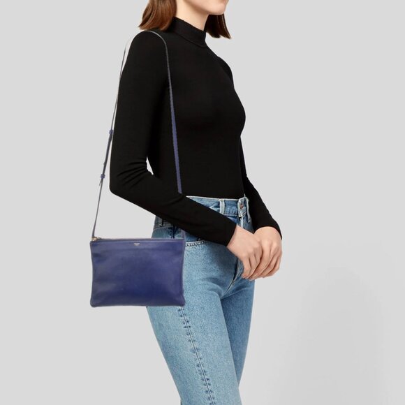 Celine Leather Trio Large Crossbody - Picture 2 of 12